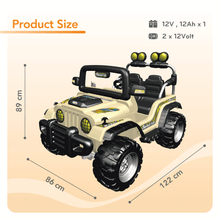 Cargar imagen en el visor de la galería, JEEP TWINSTER MARCA MYTEK MODELO MY-5609N1 KHAKI