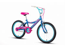 Cargar imagen en el visor de la galería, BICICLETA MERCURIO SWEETGIRL R20 1V AZUL/ROSA