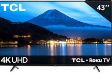 Cargar imagen en el visor de la galería, TELEVISOR DE 43" MARCA TCL MODELO 43S443 4K SMART TV UHD ROKU TV