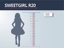 Cargar imagen en el visor de la galería, BICICLETA MERCURIO SWEETGIRL R20 1V AZUL/ROSA