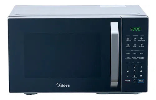 HORNO MICROONDAS MARCA MIDEA MODELO MMDX11S2MG  1.1P3 ESPEJO