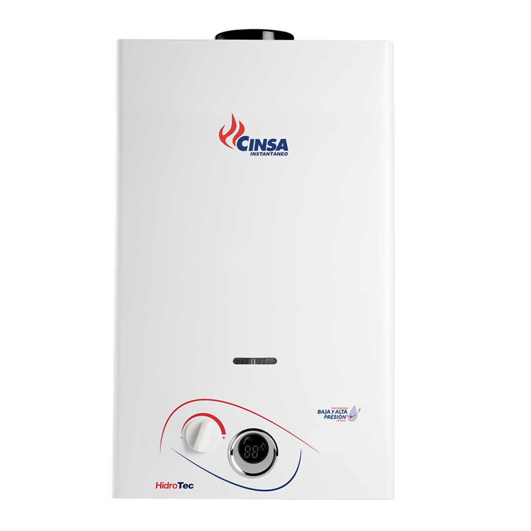 BOILER INSTANTANEO MARCA CINSA MODELO CIN-13 BASICO 13L CON DISPLAY