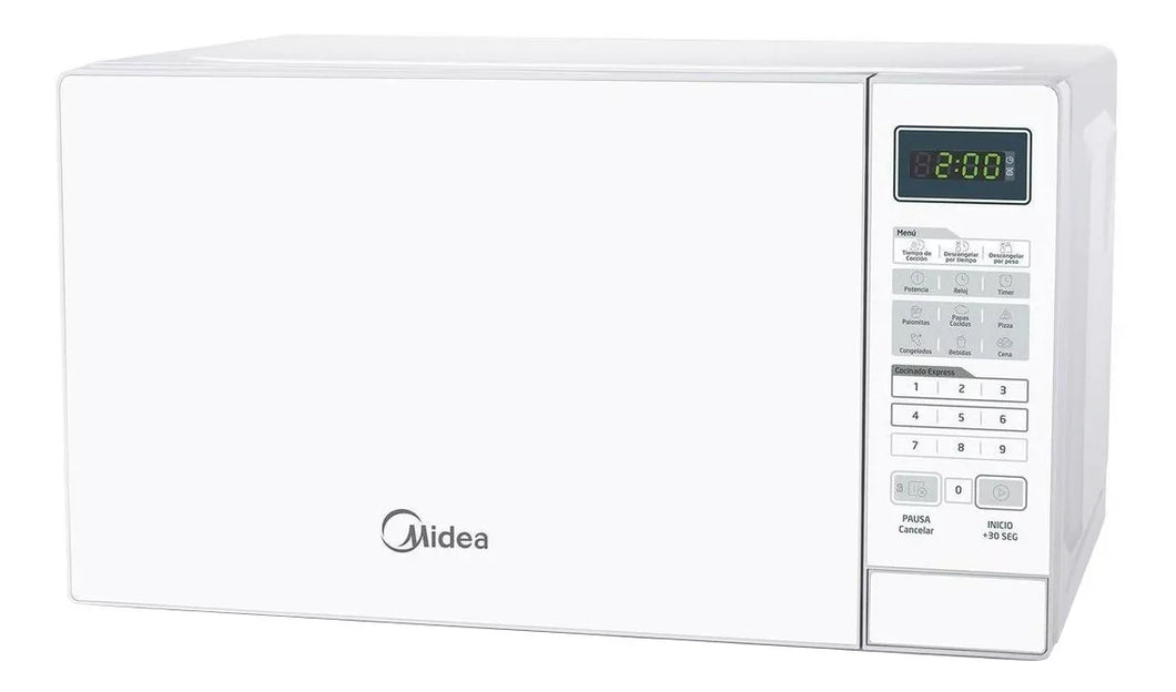 HORNO MICROONDAS MARCA MIDEA MODELO MMDR07S2WW 0.7P3