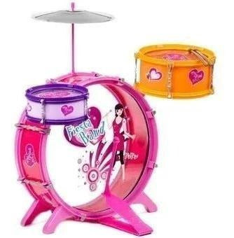 BATERIA FIESTA BAND MARCA MYTEK MODELO MY-5701R8 COLOR ROSA