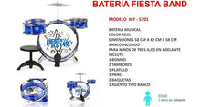 Cargar imagen en el visor de la galería, BATERIA FIESTA BAND MARCA MYTEK MODELO MY-5701R8 COLOR ROSA
