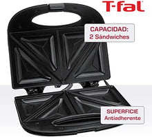 Cargar imagen en el visor de la galería, SANWICHERA MARCA T-FAL MODELO SM2118MX
