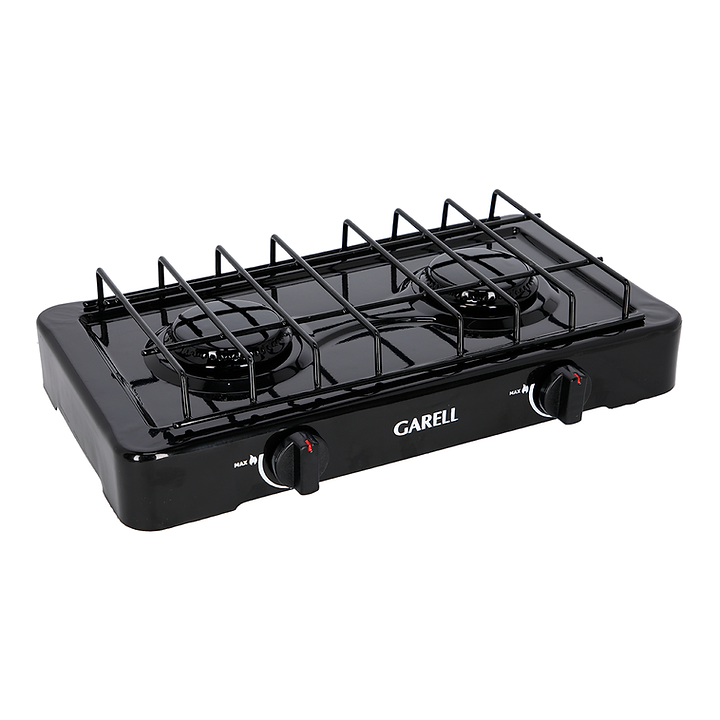 PARRILLA PARA MESA MARCA GARELL MODELO PM2Q-N 2 QUEMADORES