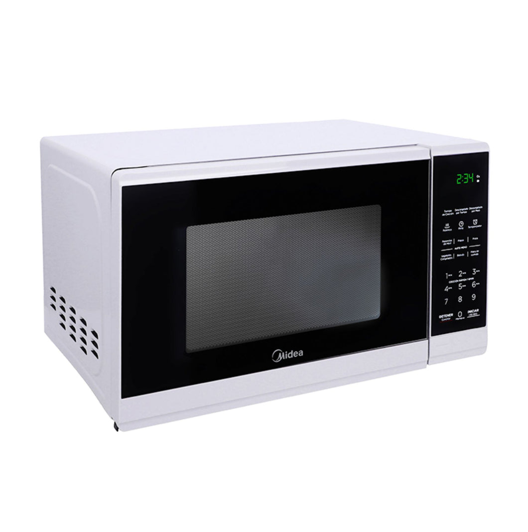 HORNO MICROONDAS MARCA MIDEA MODELO MMDF07S2BW 0.7 PIES