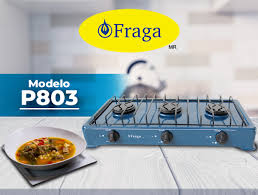 PARRILLA PARA MESA MARCA FRAGA MODELO P803 3 QUEMADORES