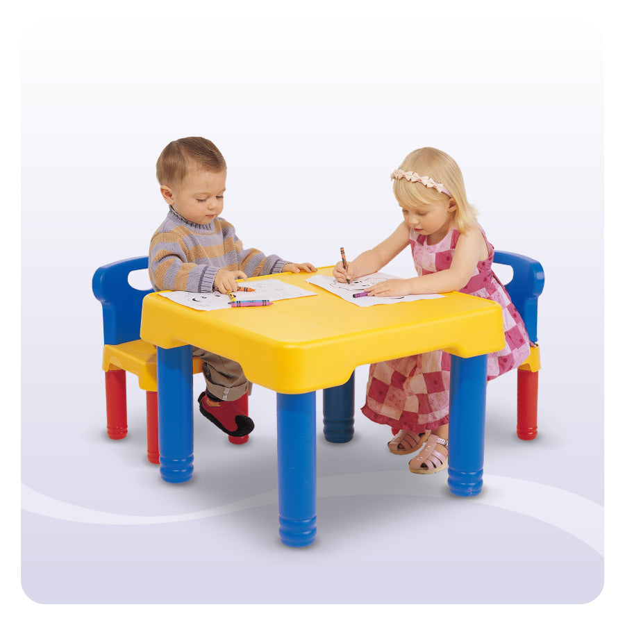 MESA INFANTIL MARCA MYTEK MODELO MY-5535 AMARILLO